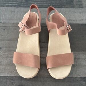 Sandgrens Leather Ankle Strap Sandals Women's Size 40 USA 9-9.5